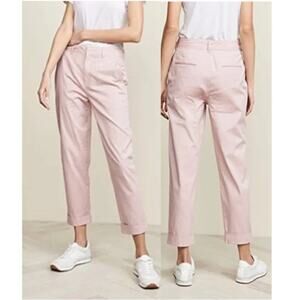 The Script Matilde Ankle Cuff Pants in Rose Pink